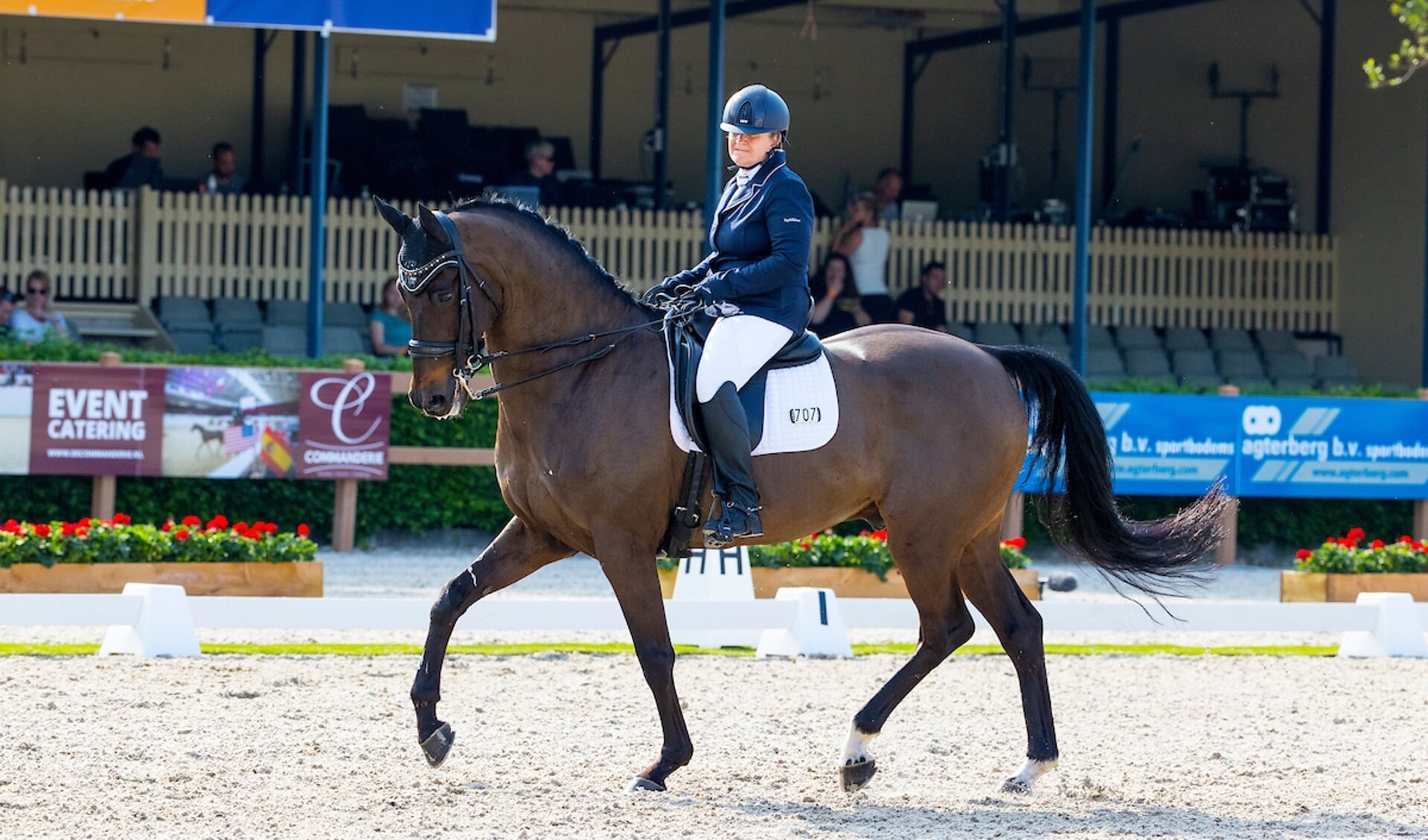 Yvette Overgoor hier met een ander paard genaamd Ace
NK Dressuur 2021
© DigiShots