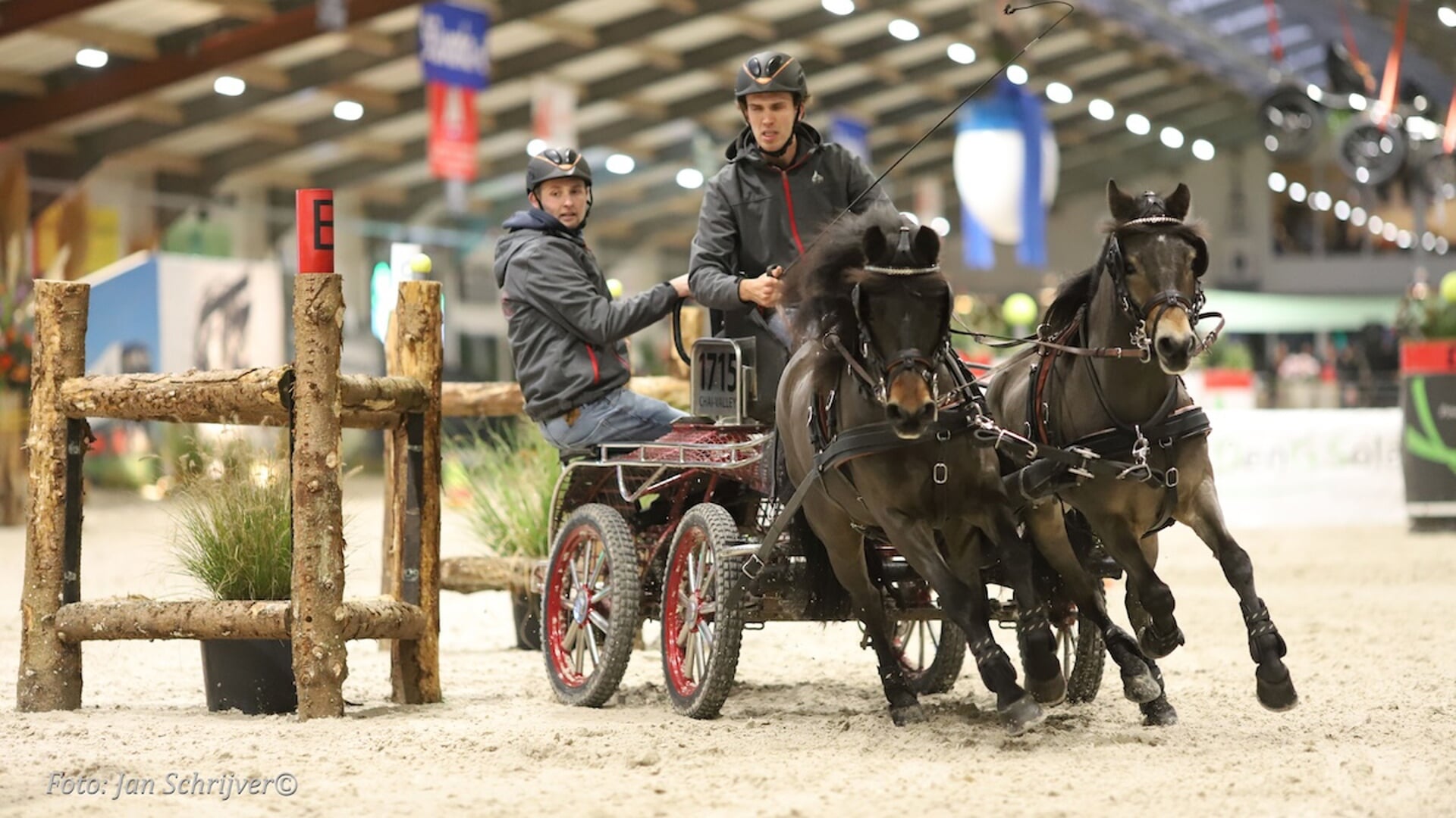 Dexter Biersteker won de finale tweespan pony's