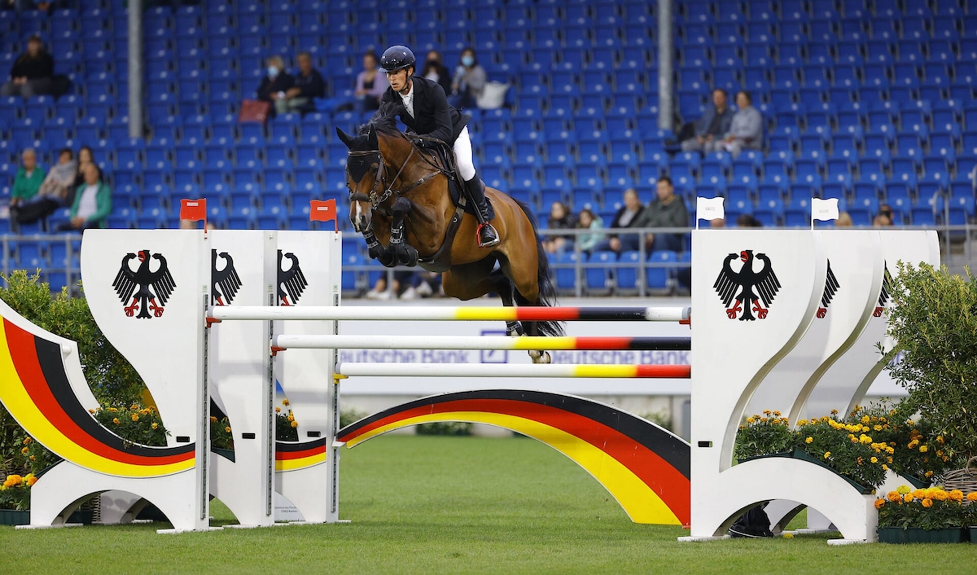 Kevin Jochems - hier met Emmerton
World Equestrian Festival CHIO Aachen 2021
© DigiShots