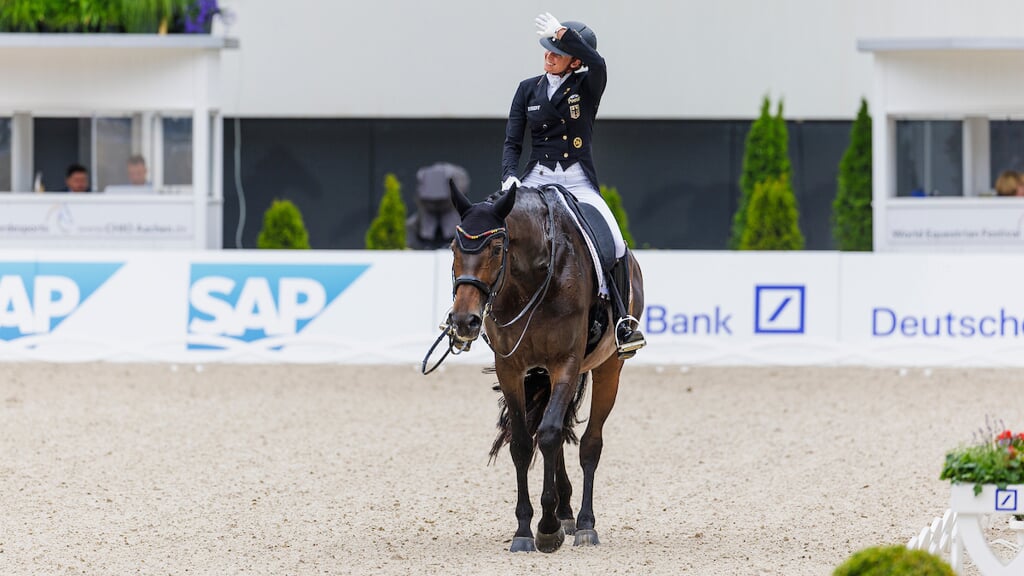 Jessica von Bredow Werndl (GER) - TSF Dalera BB
World Equestrian Festival CHIO Aachen 2023
© DigiShots