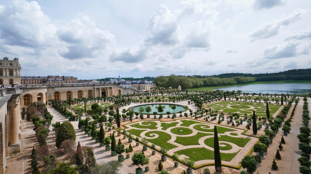 Gardens of the famous Palace of Versailles
