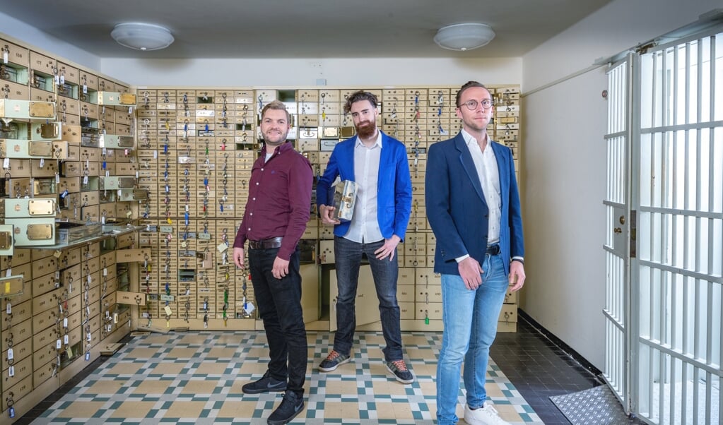 De oprichters van Flow, van links naar rechts: Daan van Klinken, Danny Wilson and Niels Mulder