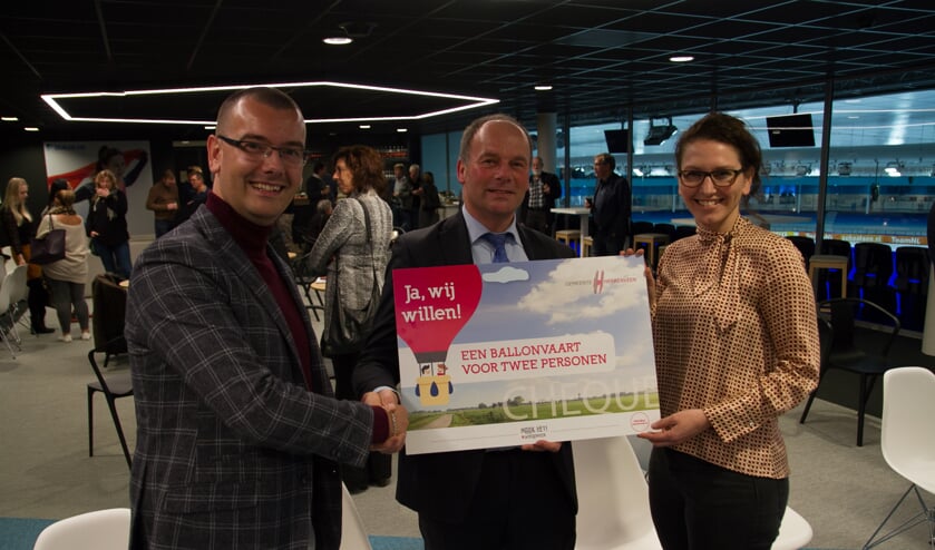 v.l.n.r. Jaap van Veen, Willem Donker en Amarens Reitsma