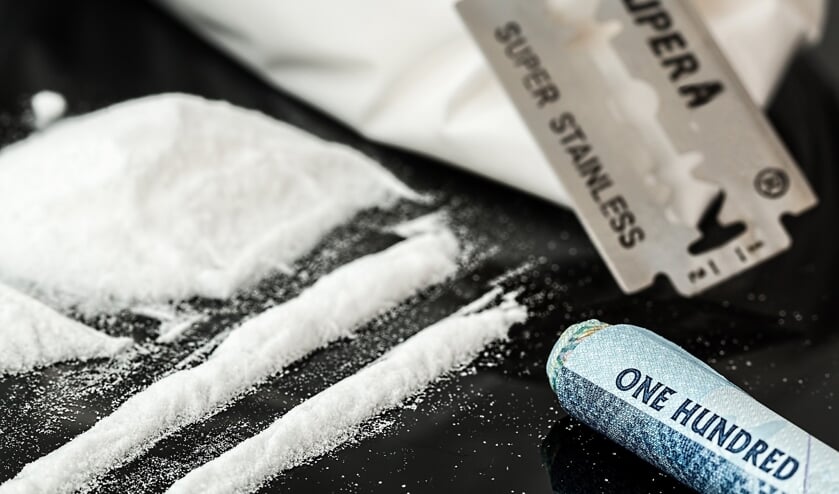Foto ter illustratie, in Leeuwarden werden woningen gesloten met grote handelshoeveelheden hard- en softdrugs, waaronder cocaïne