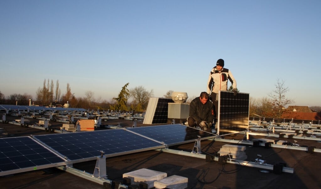 In 2016 werd een grote hoeveelheid zonnepanelen geplaatst op het dak van Nordwin College Buitenpost