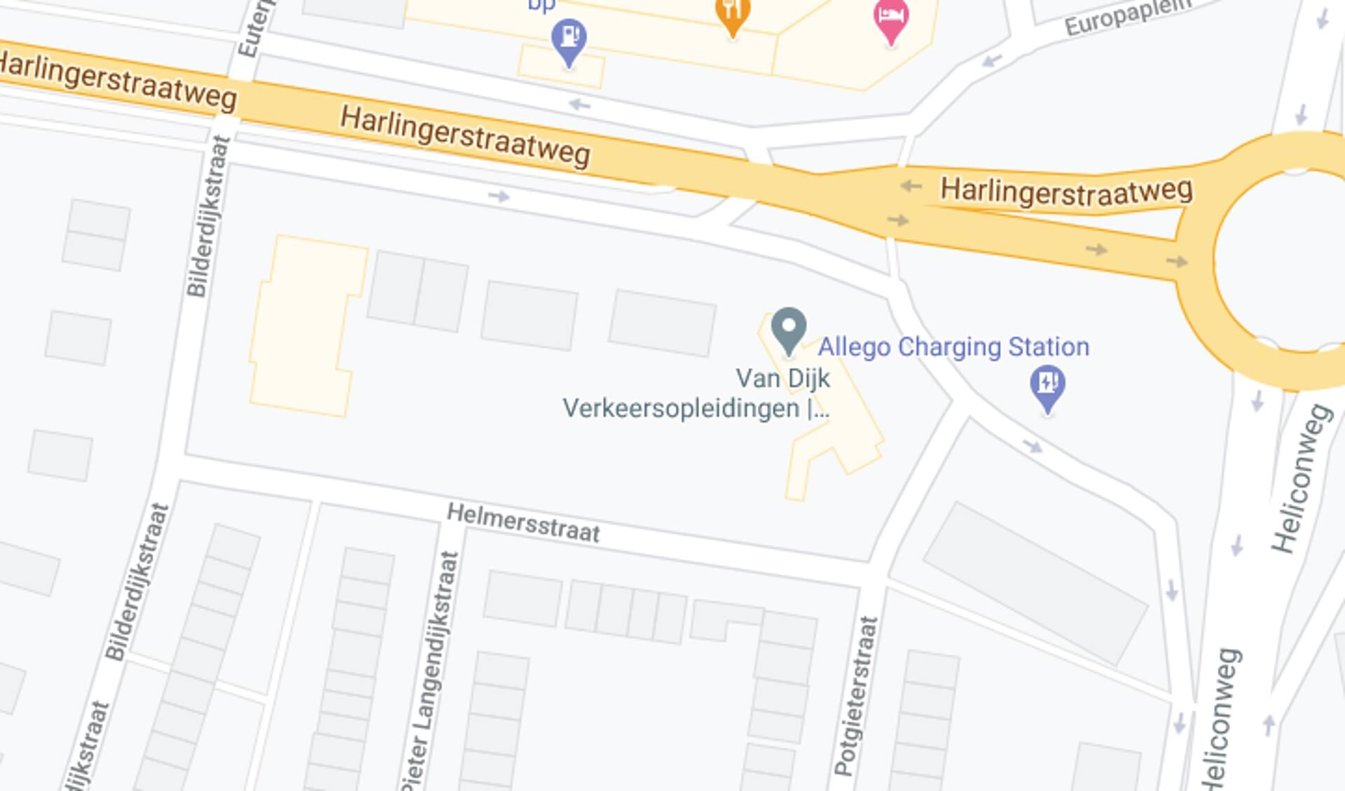 De Helmersstraat ligt vlakbij het Europaplein in Leeuwarden zoals je op de kaart kunt zien.