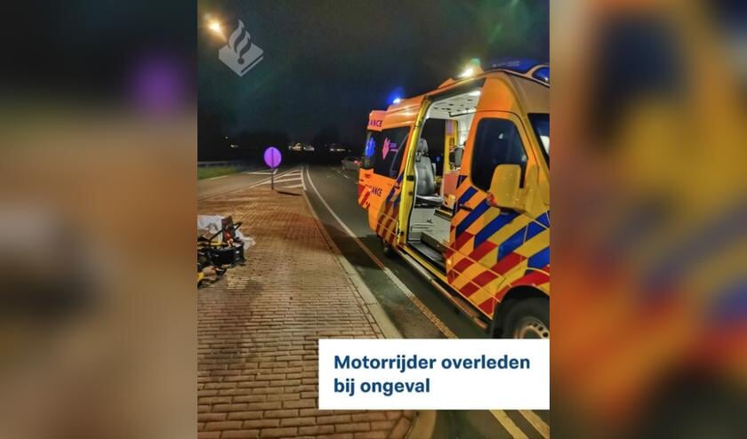 De locatie van het noodlottig ongeval.
