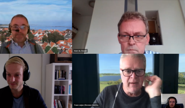 <p>Teamleden van het nieuwe projectbureau vergaderen veel online.</p>