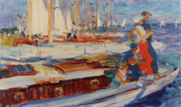 <p>Starterseiland (wasverf op paneel) – Johan Dijkstra (1923)</p>