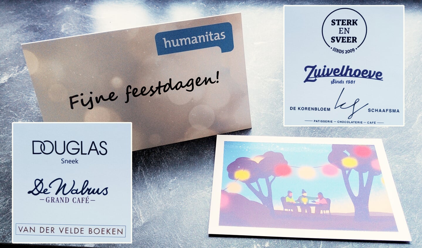 Cadeaubon die vrijwilligers van Humanitas Zuidwest Friesland ontvangen. 