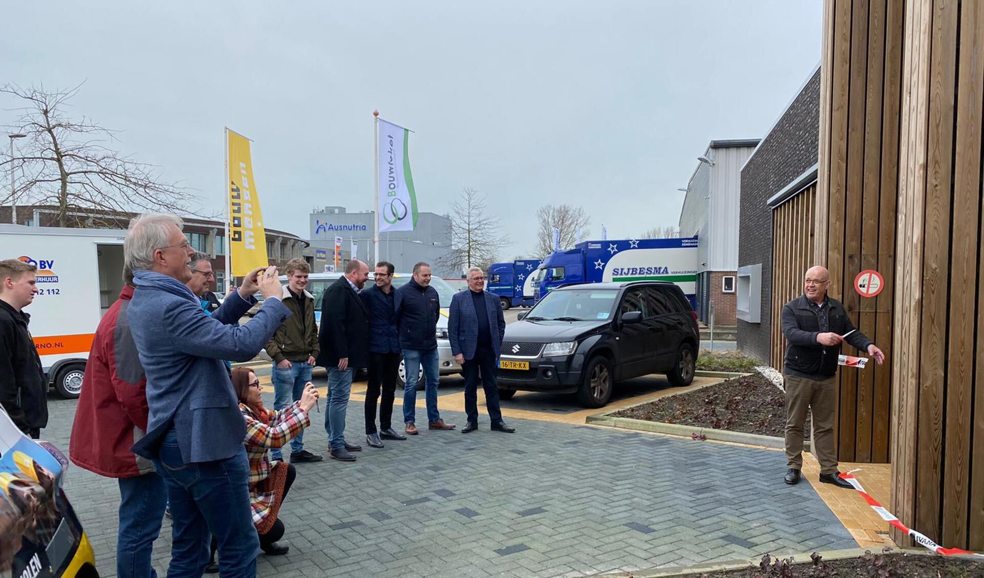 Opening nieuw beklede bedrijfspand van Bouwmensen Friesland