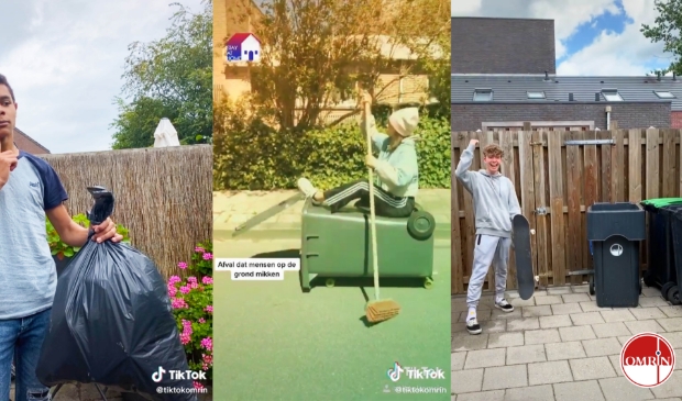 Omrin zet TikTok in om jeugd enthousiast te maken voor een schone en duurzame wereld