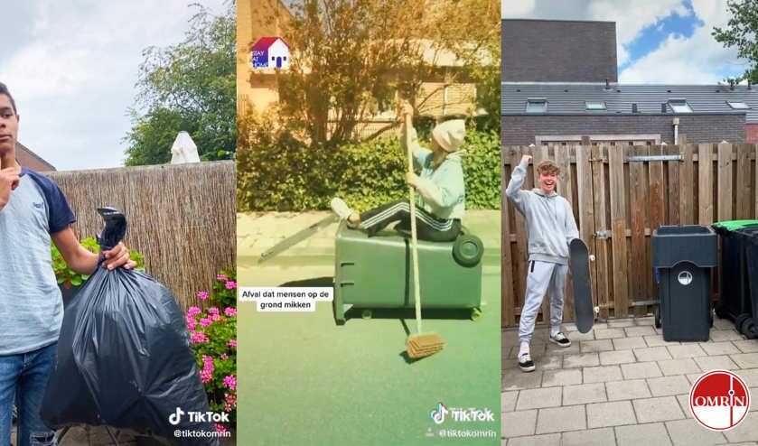 Omrin zet TikTok in om jeugd enthousiast te maken voor een schone en duurzame wereld