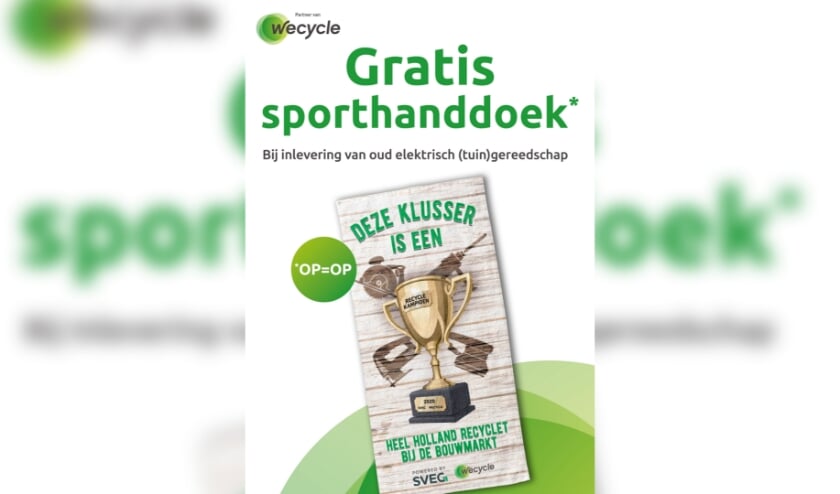 Gratis sporthandoek van WeCycle