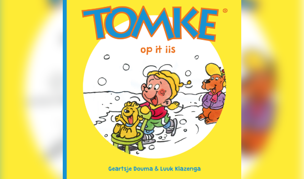 De cover van één van de vele boekjes met de avonturen van Tomke en zijn vriendjes.