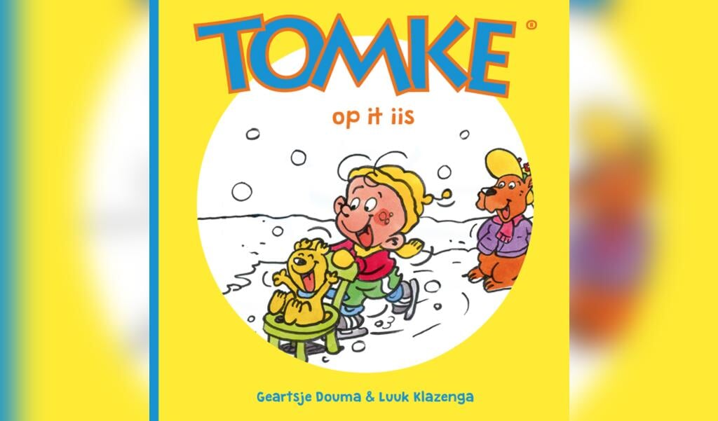 De cover van één van de vele boekjes met de avonturen van Tomke en zijn vriendjes.