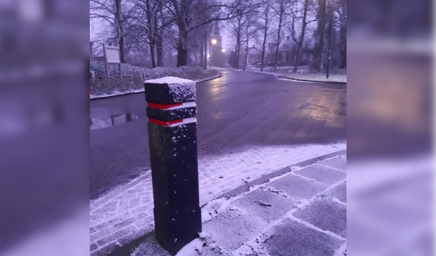 <p>Winters wit Friesland, gefotografeerd in Mantgum, op zaterdag 16 januari 2021 aan het eind van de middag.</p>