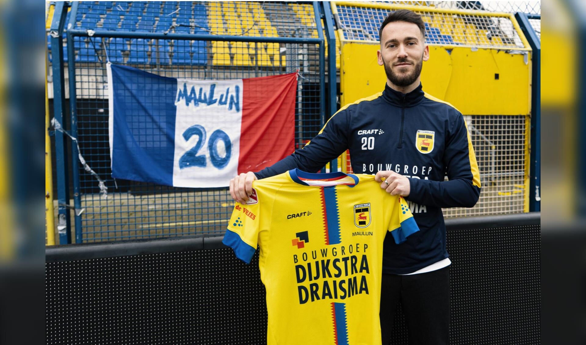 De Fransman Robin Maulun heeft zijn contract met Cambuur voor een periode van twee jaar verlengd.