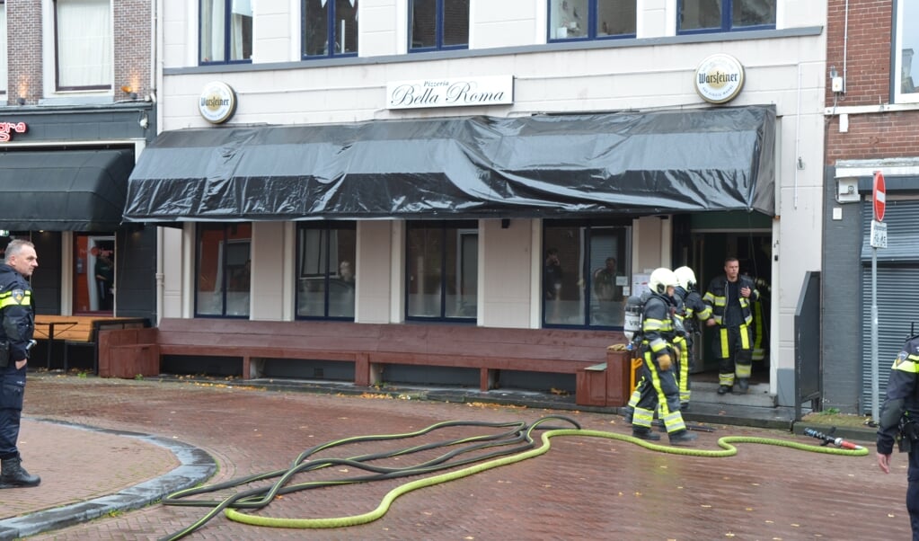 Brand in pand van restaurant Bella Roma in Leeuwarden