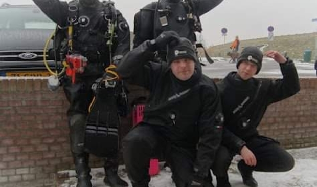 Henk van Ielen, meest links op de foto
