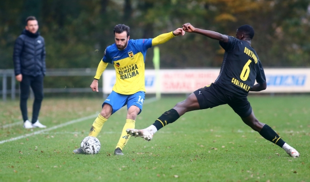 Michael Breij werd de matchwinner dankzij zijn treffer (1-0).
