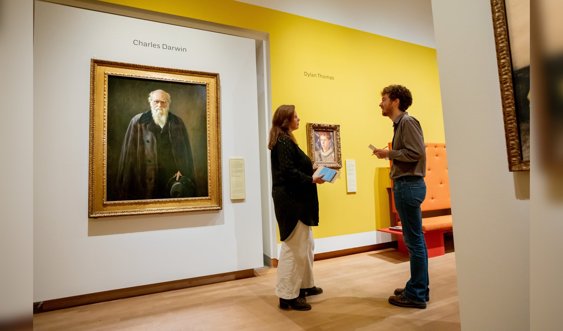 Het Fries museum organiseert een speciale rondleiding voor bezoekers met een visuele beperking.
