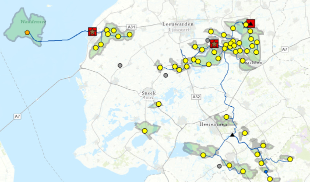De Friese gaswinningsvelden van Vermilion Energy.