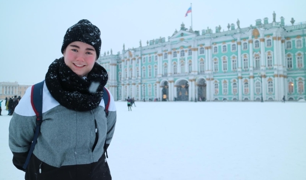 Melissa Wijnja in Rusland