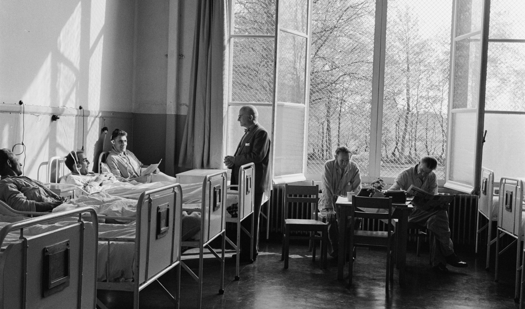 Veenhuizen, 1960, slaapzaal in gevangenis