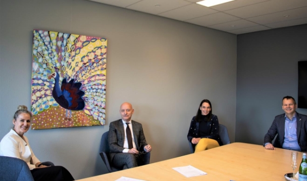 <p>Margreet de Graaf, Vincent Maas, Elze Vonk en Jan Beuving</p>