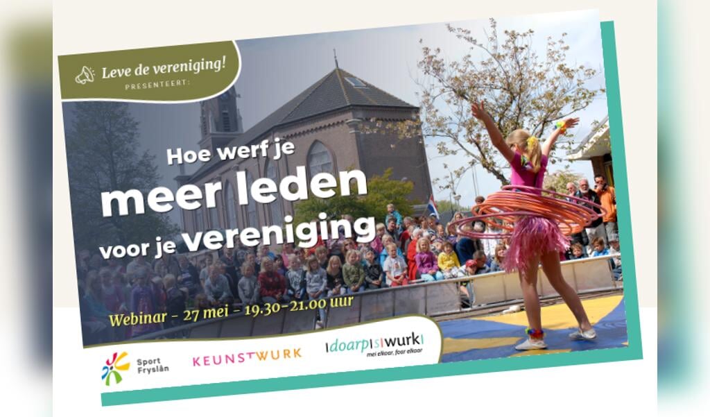 Webinar: Hoe werf je meer leden voor je Friese vereniging'