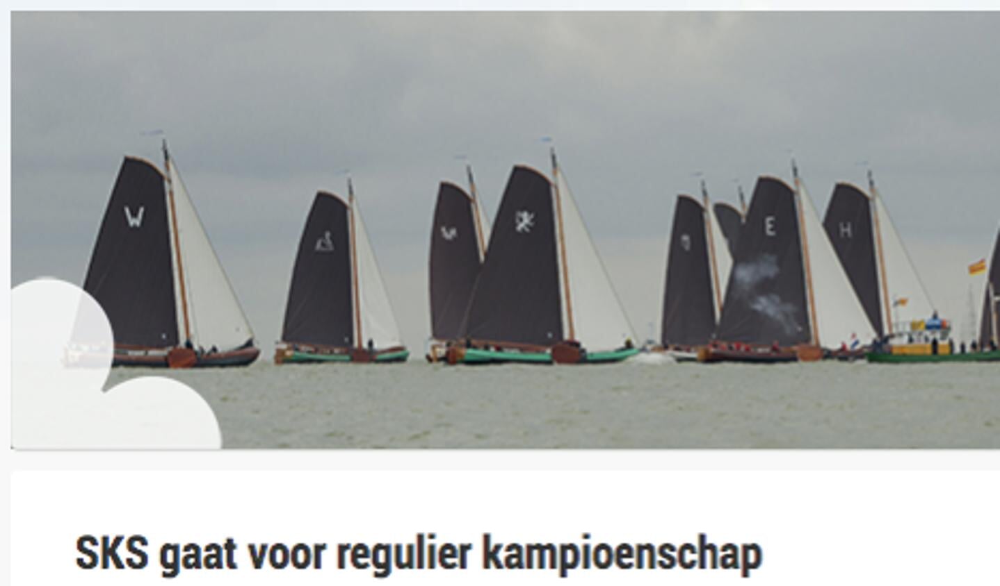 Het kamnpioenschap Skûtsjesilen in Friesland gaat deze zomer sowieso door, ongeacht de coronaregels.