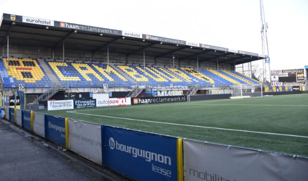 <p>De noordzijde van het stadion van Cambuur.</p>