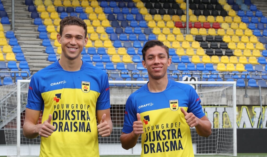 Maxim Gullit en Filip Krastev zijn de nieuwe aanwinsten voor SC Cambuur. 