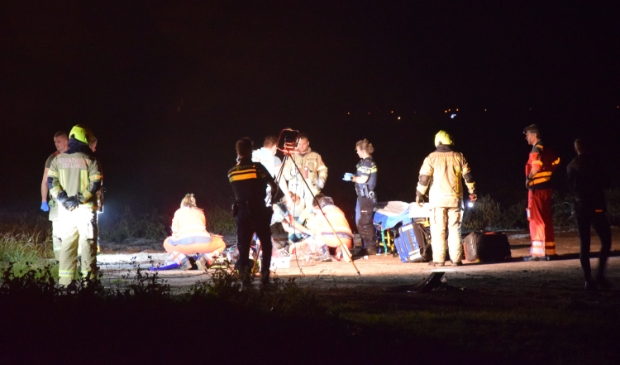Ongeval met brommer, traumahelikopter ingezet