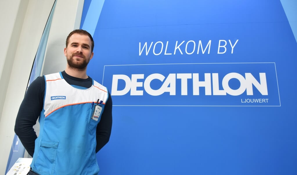 Michael Knollema is de nieuwe storemanager van Decathlon in Leeuwarden.