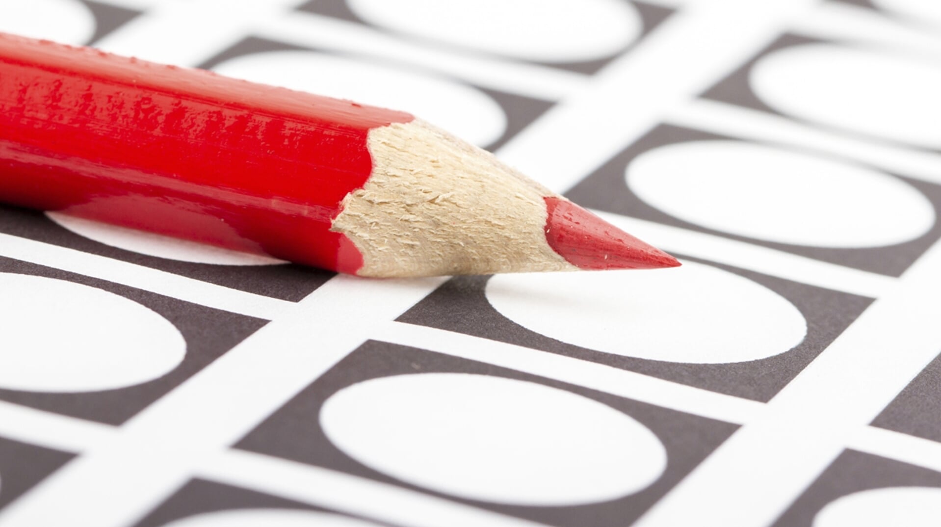 Red pencil used for voting