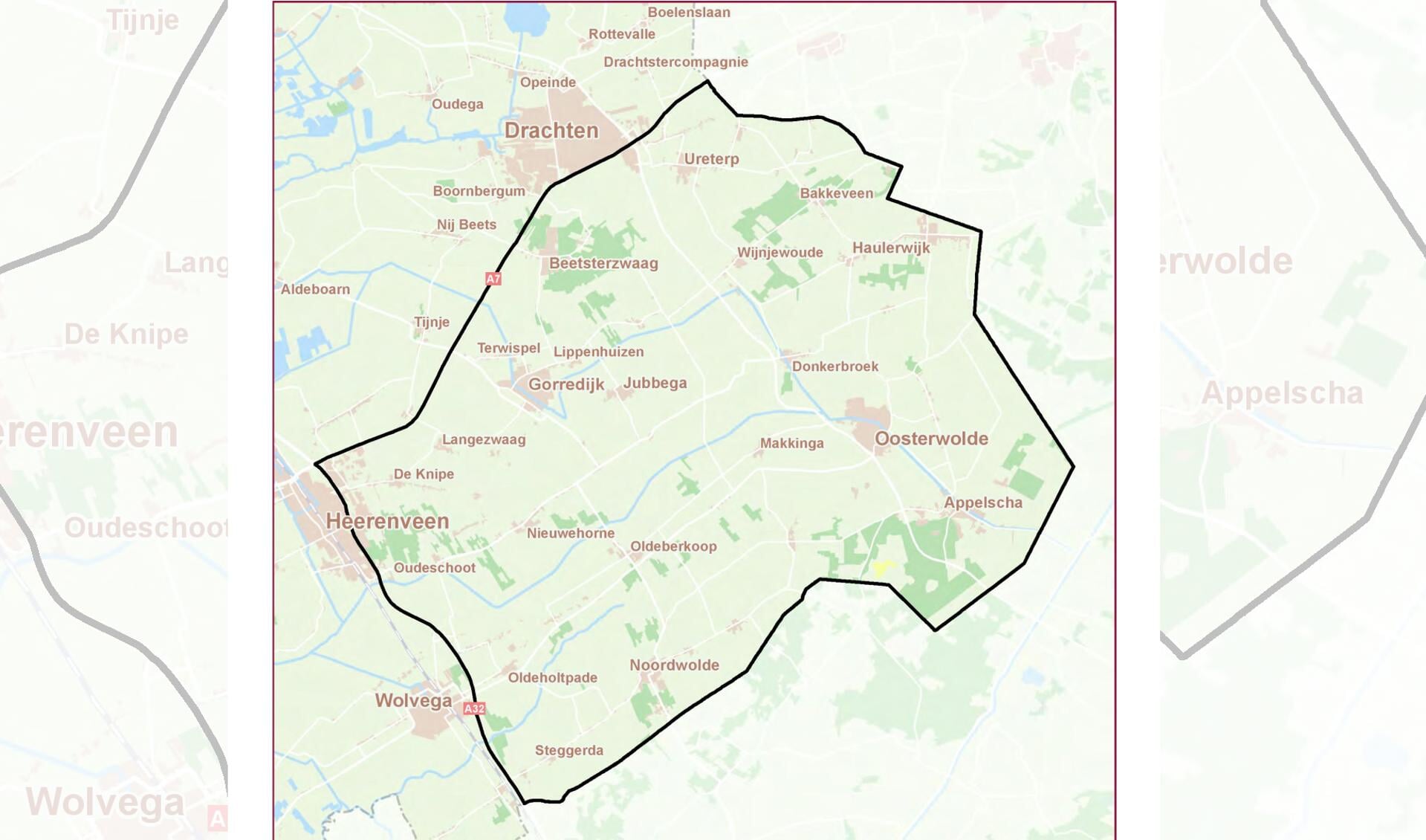Vastgesteld wolvengebied Friesland
