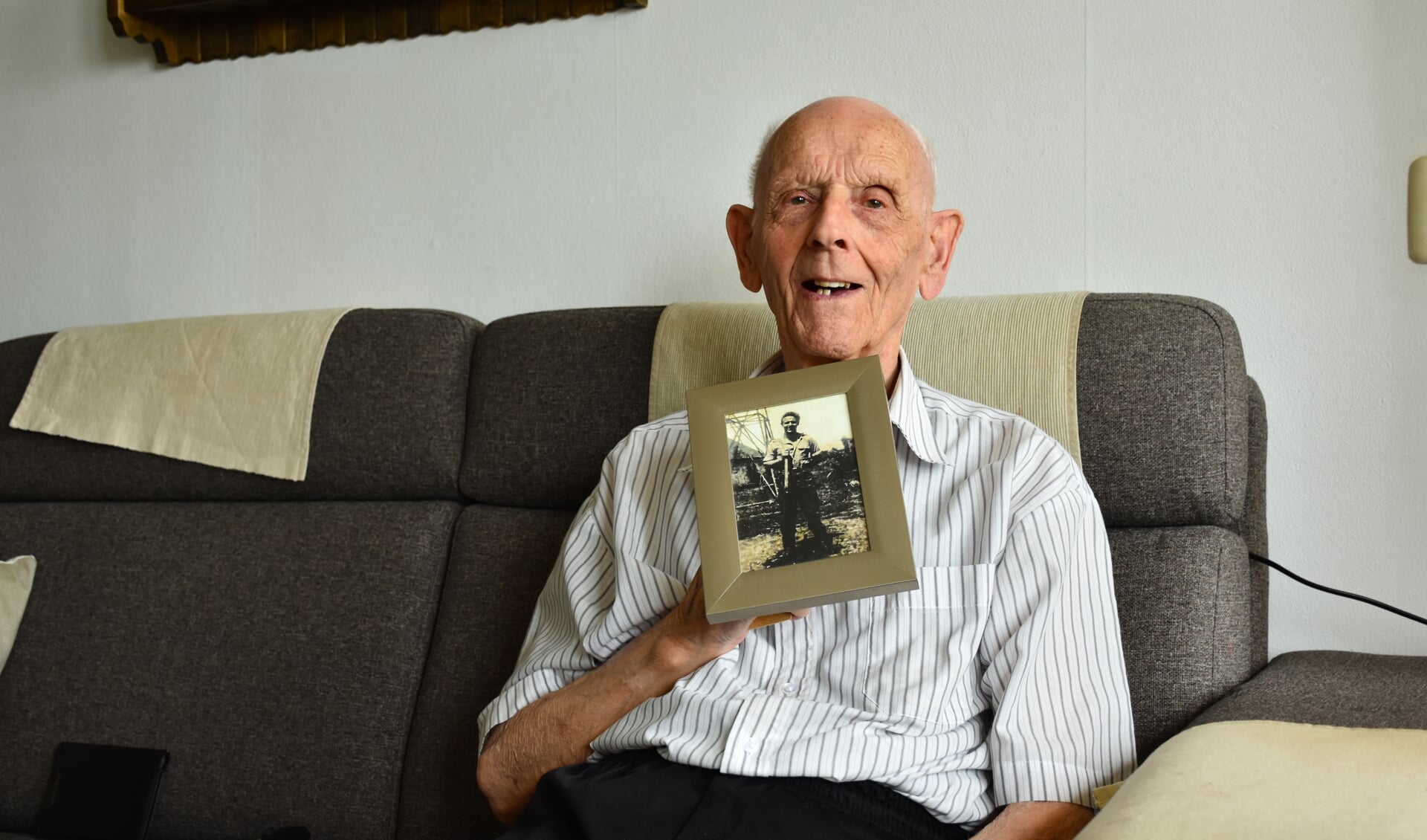 De 97-jarige Tjitze Steensma is actief geweest in Nederlands-Indië. 