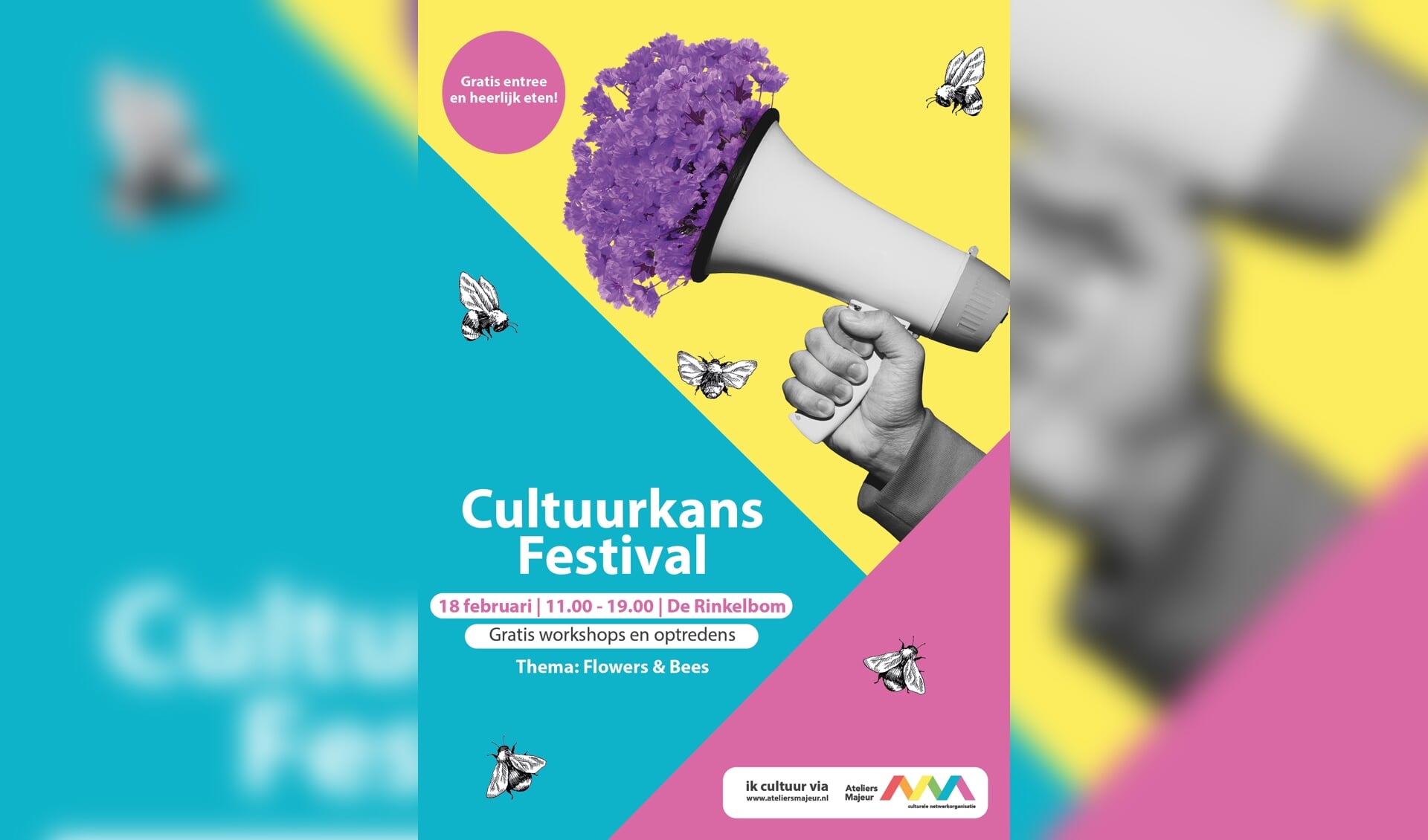 Op 18 februari organiseert Ateliers Majeur het Cultuurkans Festival. 