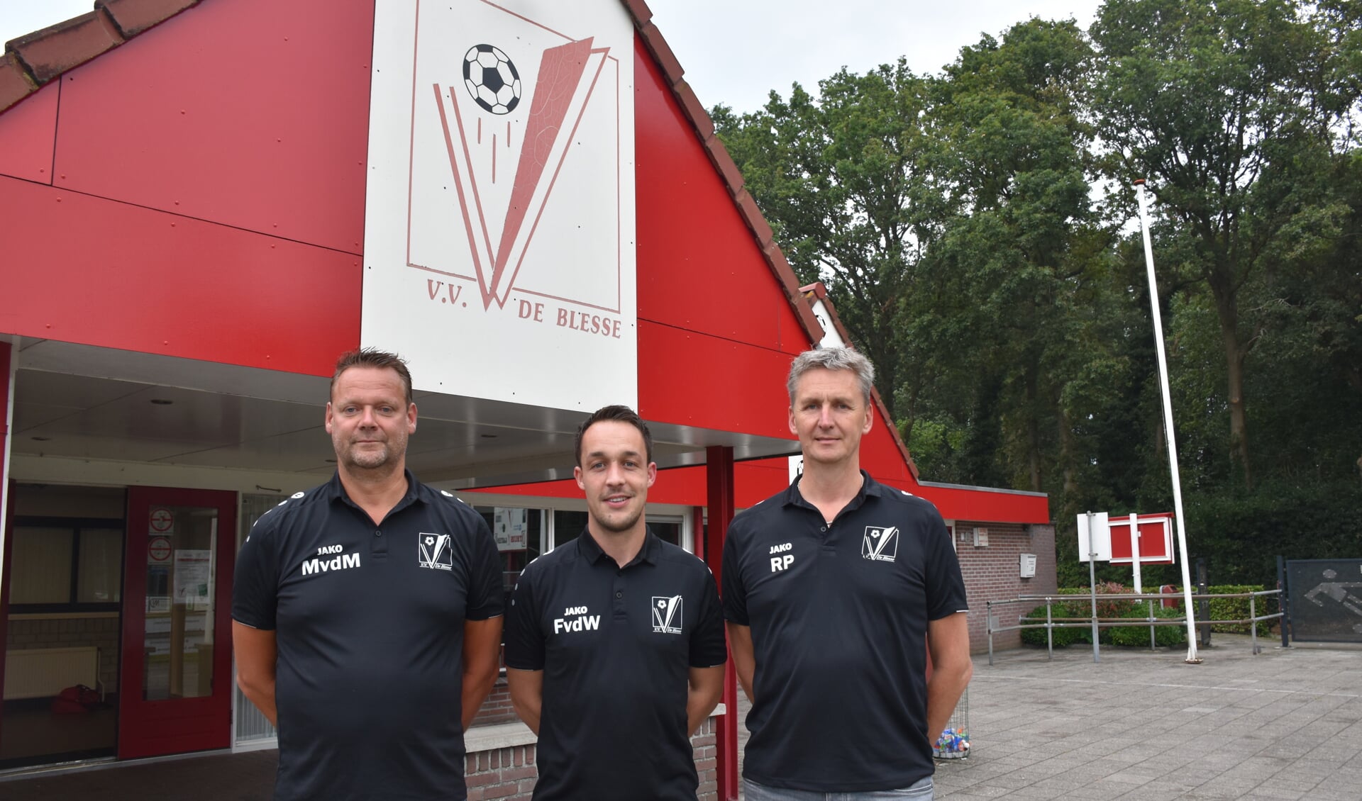 Mient van der Merk, Frank van der Werf en Ron Pot.