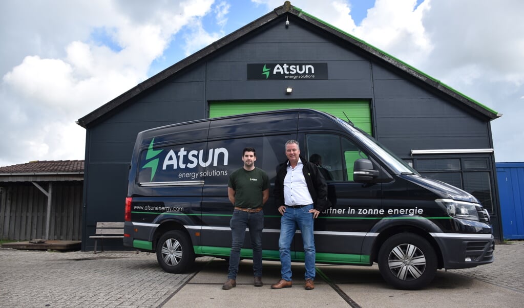 Atze Walstra en Jeroen Hartman van Atsun energy solutions.