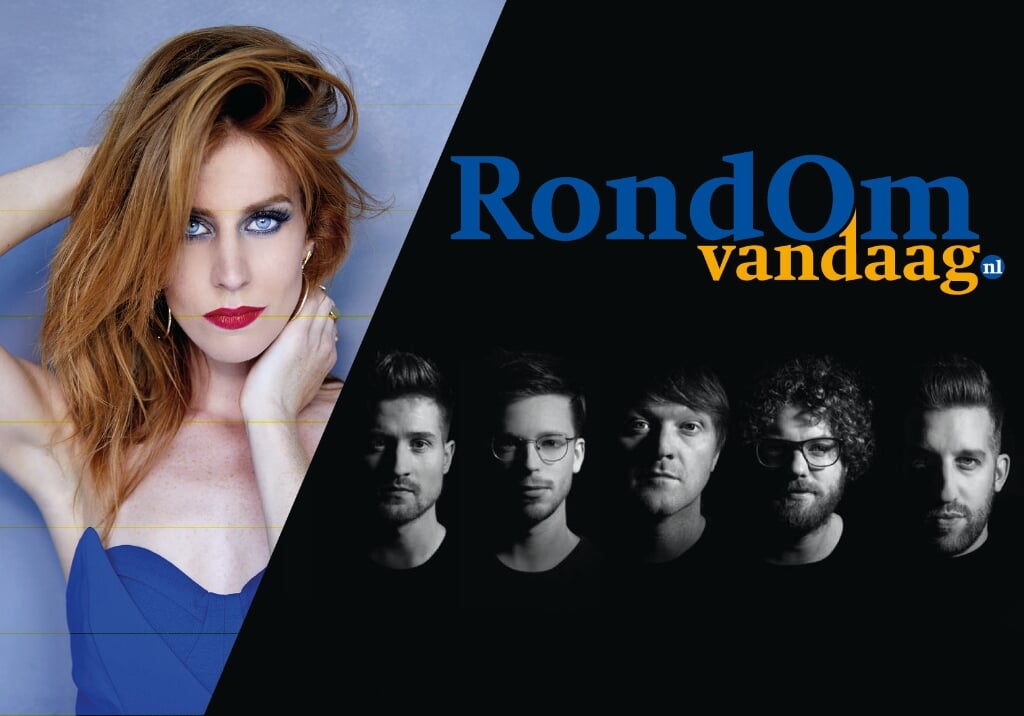 Elske deWall & Vangrail treden op bij het RondOm Vandaag concert in het Posthuis Theater Heerenveen.