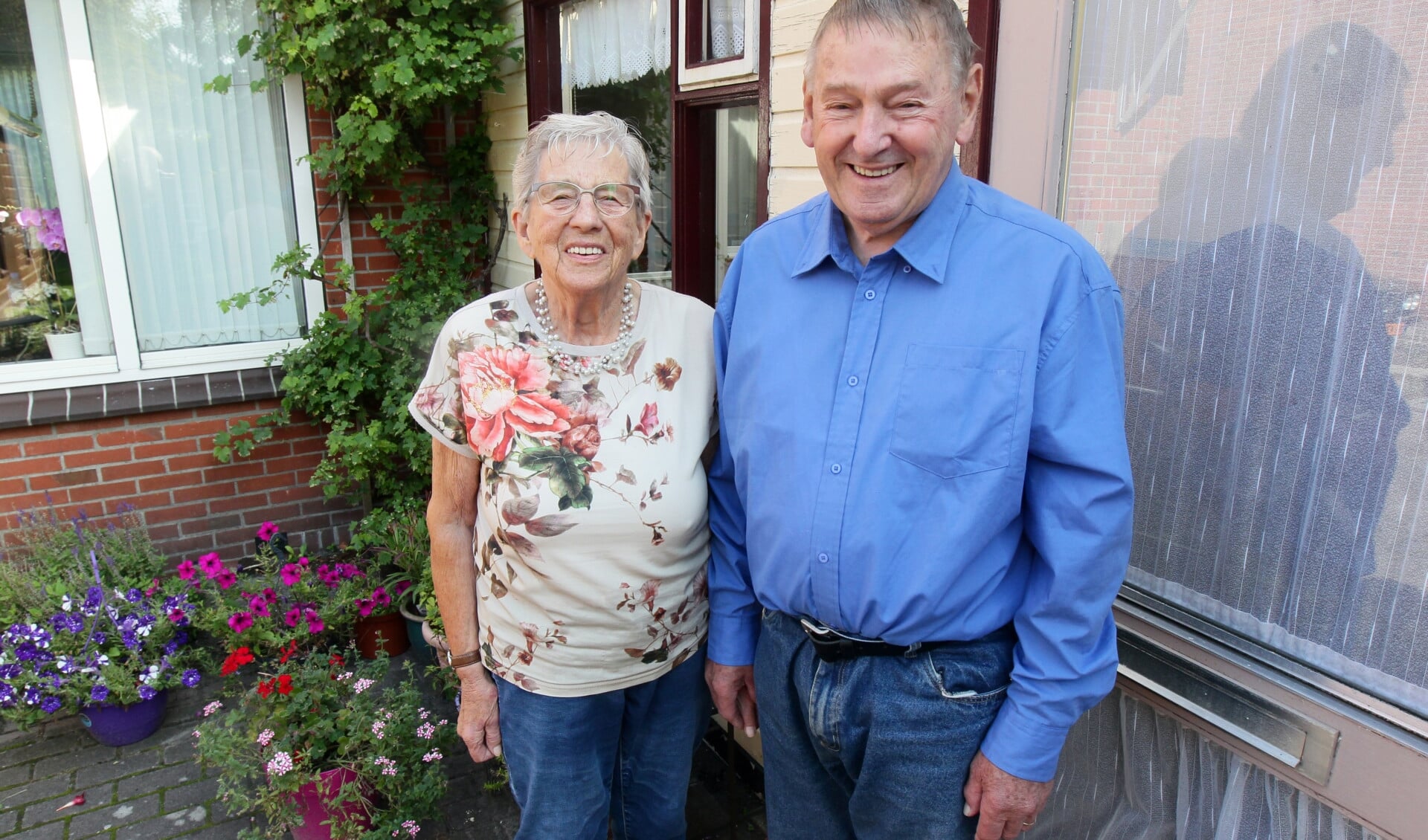 Echtpaar Tolman 60 jaar getrouwd.