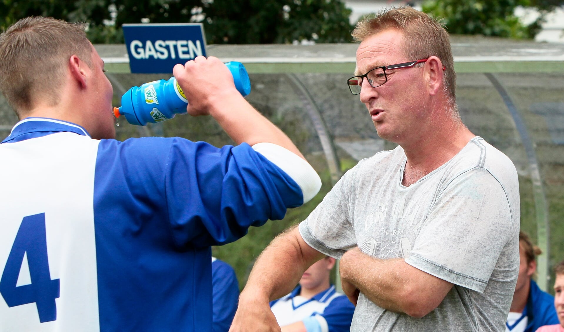 André van der Veen wil met Langezwaag Wispolia graag de eerste nederlaag van het seizoen toebrengen.