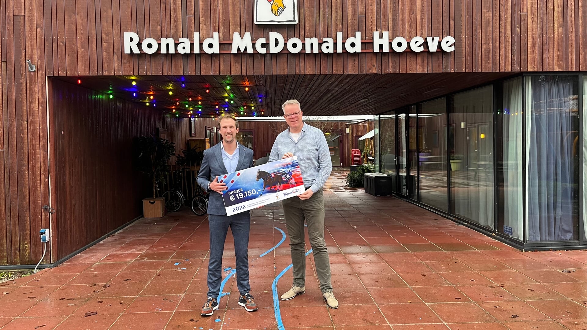 Hendrik Roorda van Stâl Boppeslach en Marc Stallinga van de McDonald Hoeve.