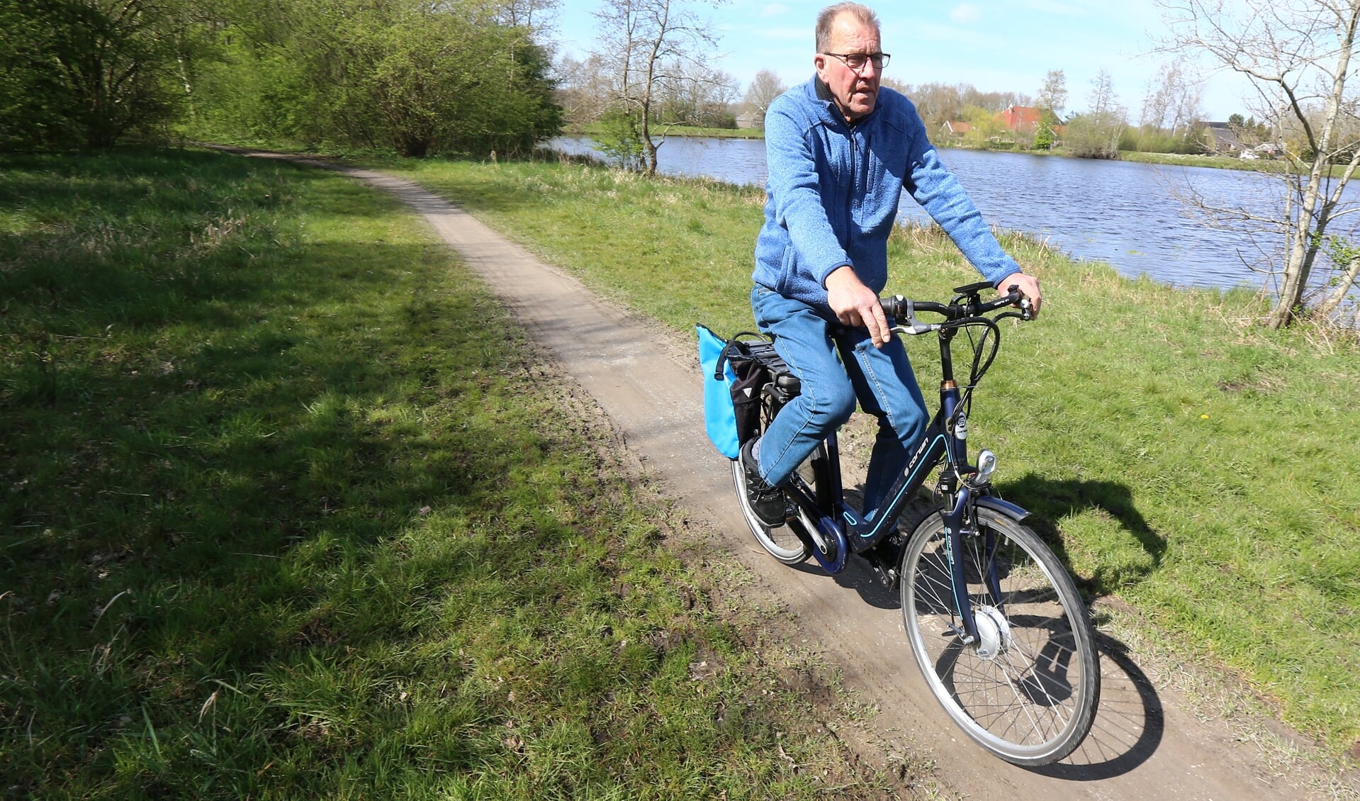 Henk Pots heeft al veel fietsroutes verkend.