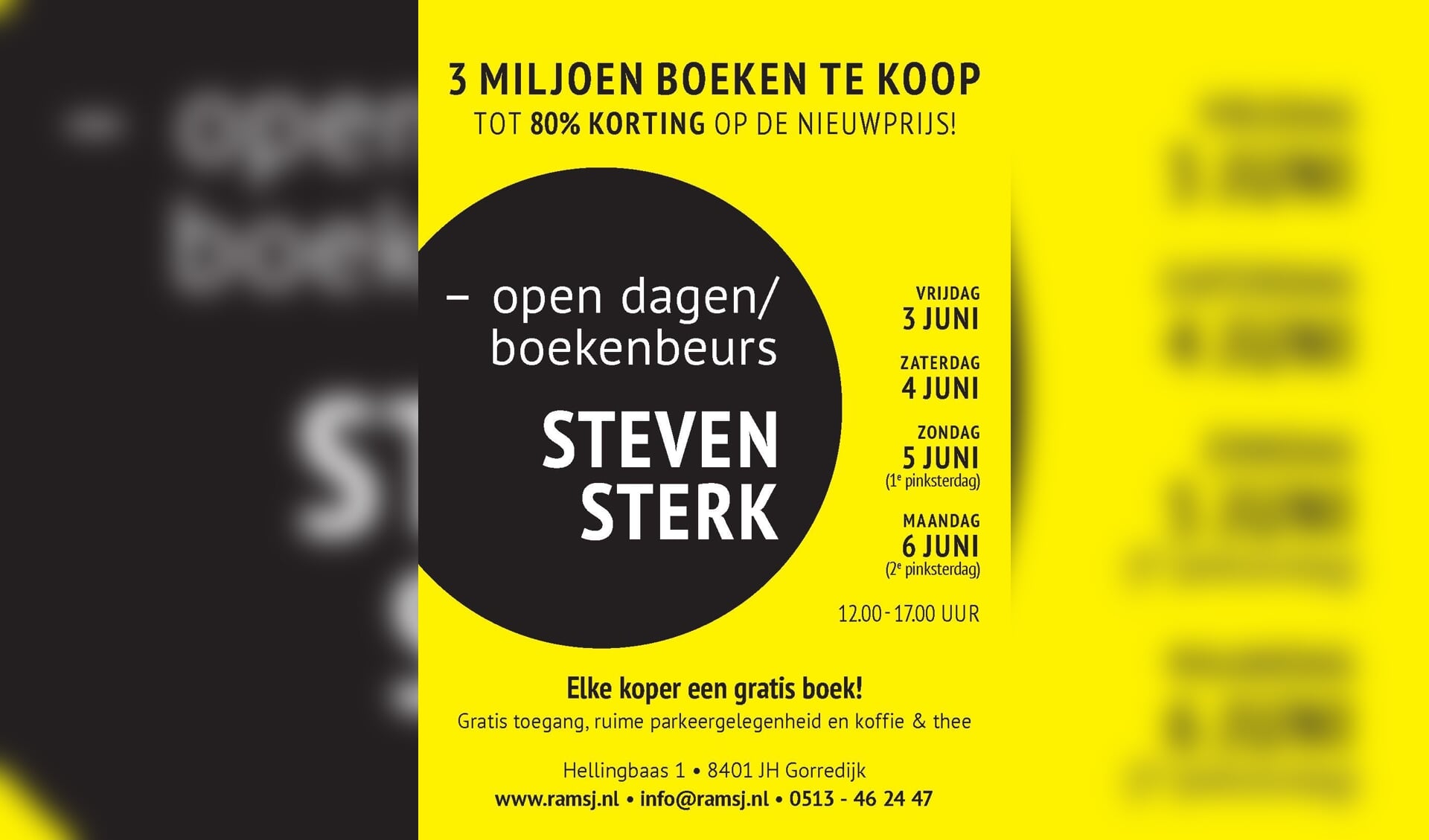 Boekenbeurs / open dagen Steven Sterk