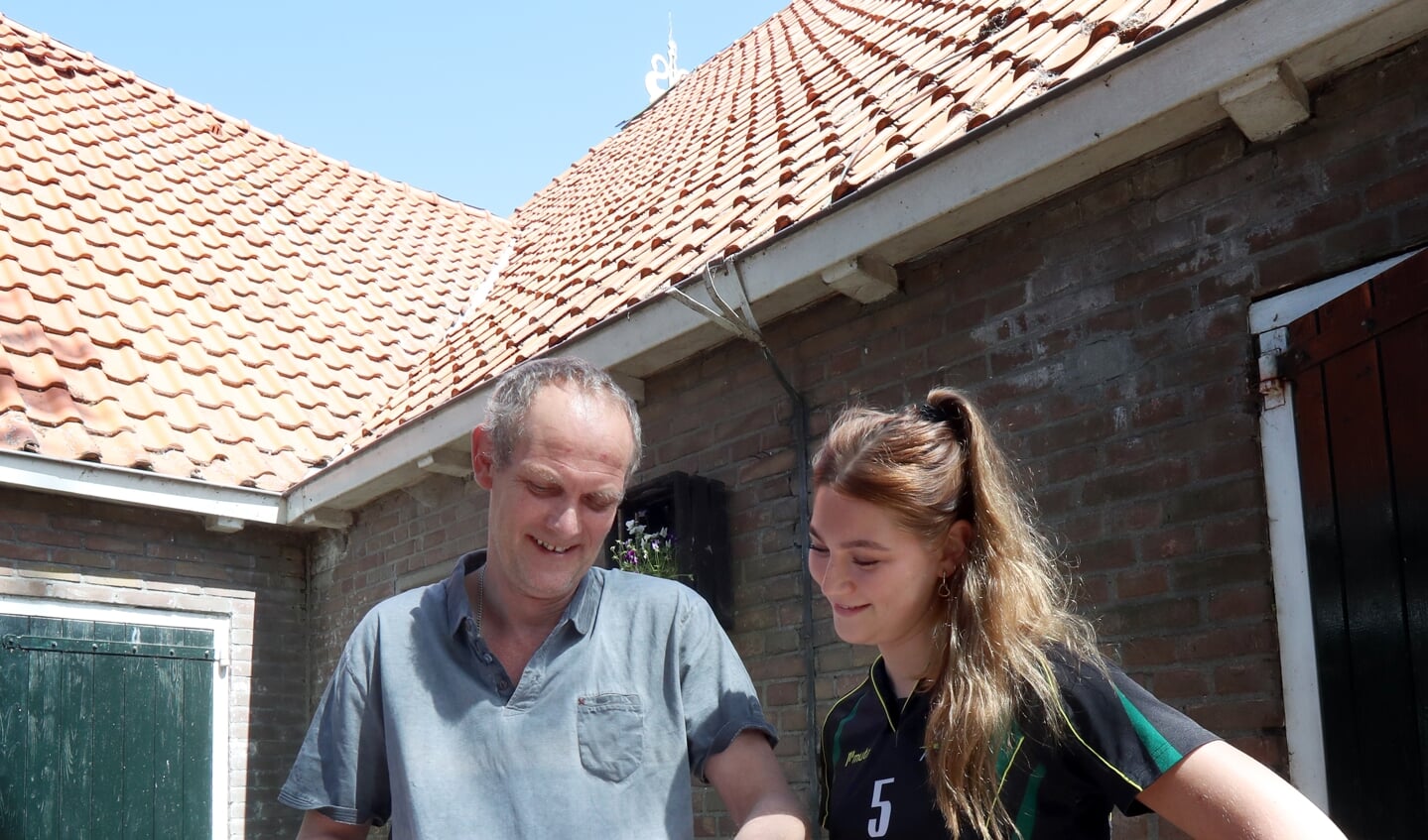 Wietse Cor Faber kreeg een verrassing van dochter Femke.