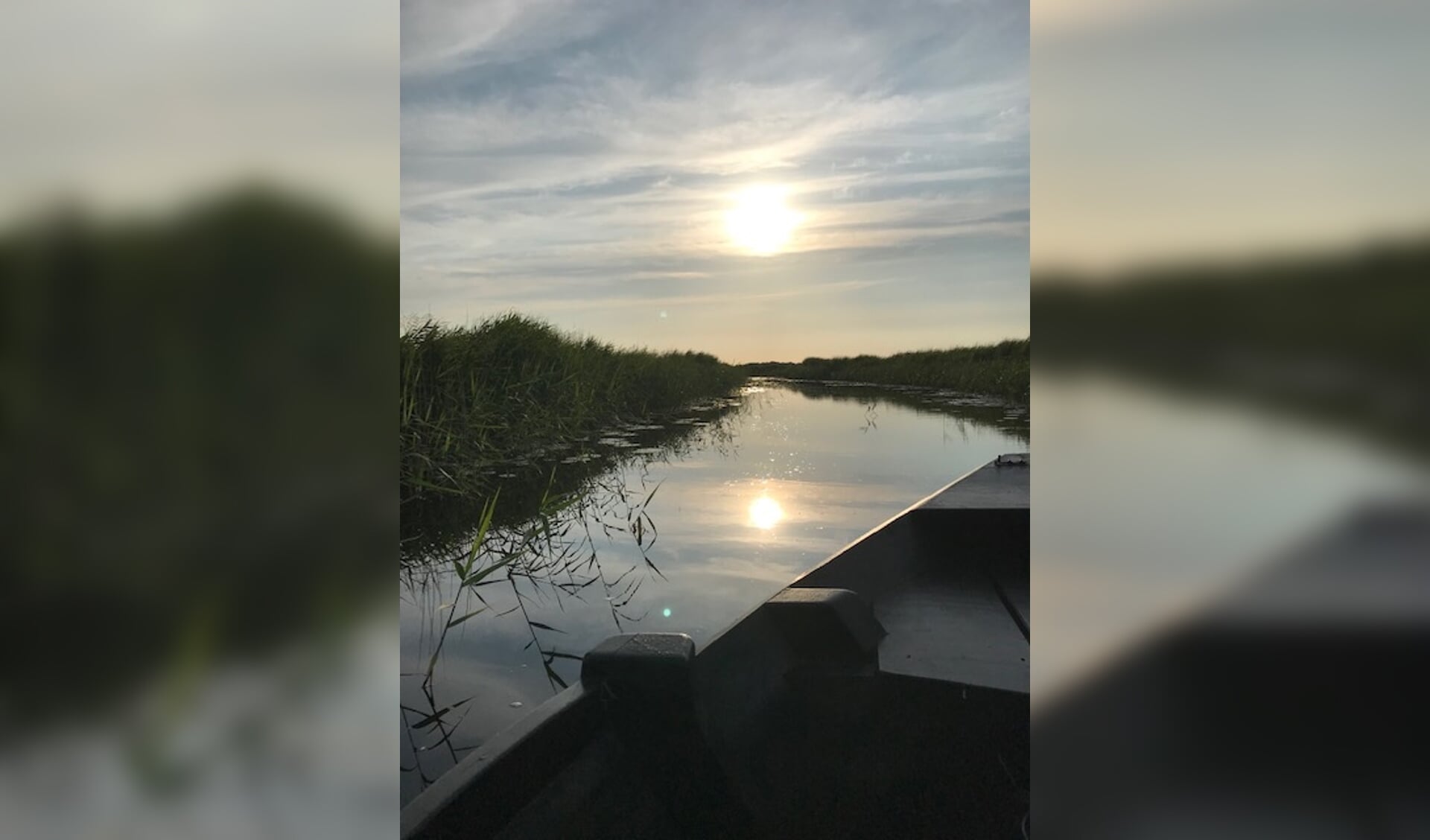 Varen met de turfbok van It Damshûs door de  prachtige natuur rondom het Ald Djip.